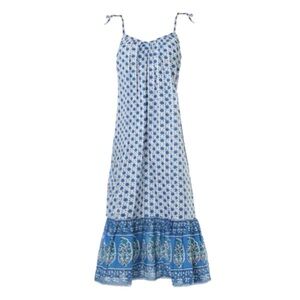 India Sundress in Heritage Blue Flowers by Emerson Fry